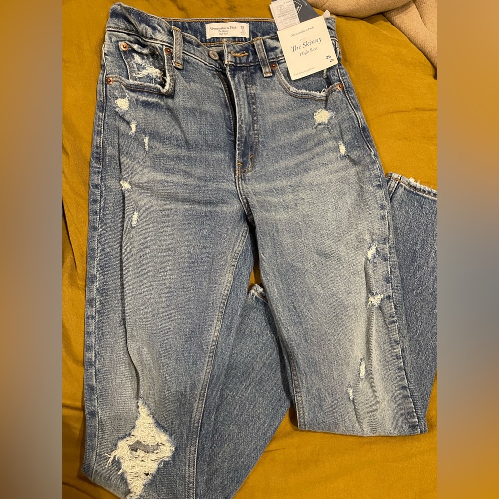 Abercrombie & Fitch high rise skinny jeans